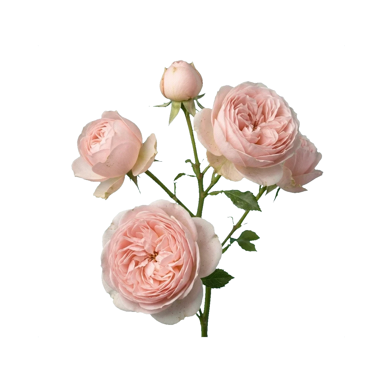 Peony Spray Rose Royal Blush